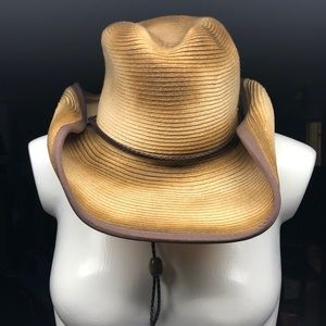 Straw cowboy hat
